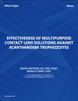 Effectiveness of Multipurpose Contact Lens Solutions Against Acanthamoeba Trophozoites