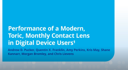 Performance of a Modern, Toric, Monthly Contact Lens in Digital Device Users